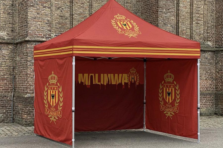 easy-up tent voor KV Mechelen